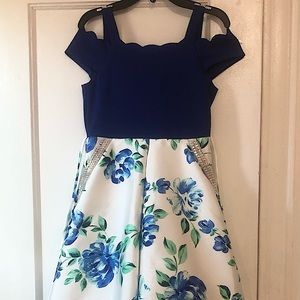 floral party dress